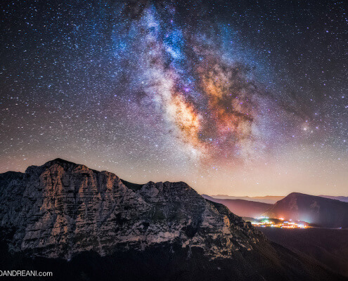 Galactic Core of the Milky Way in Le Marche region